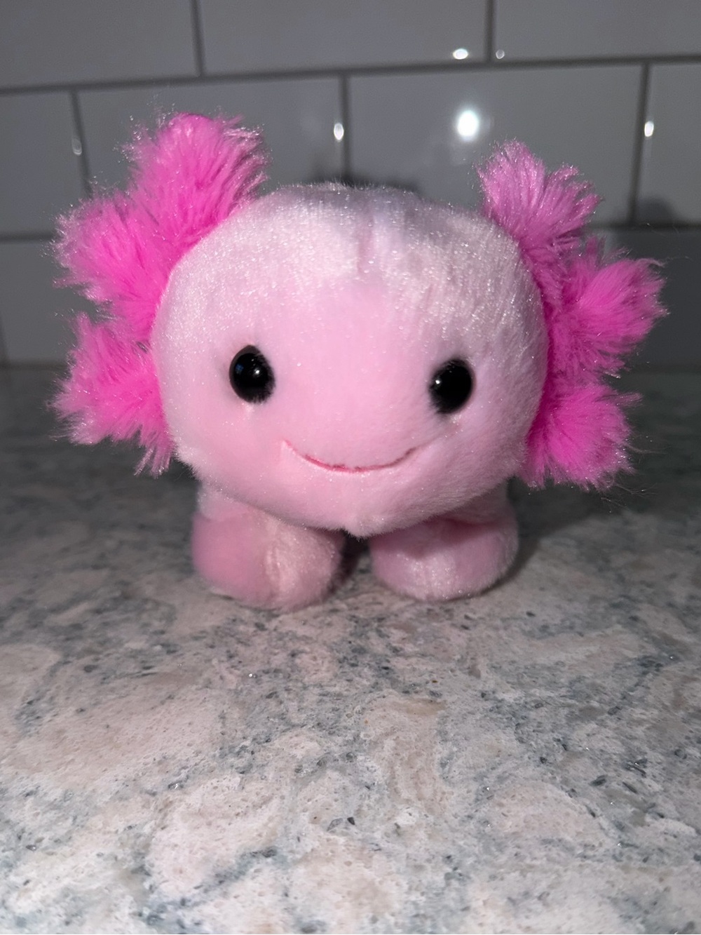 Build a Bear Smallfry Pink Axolotl